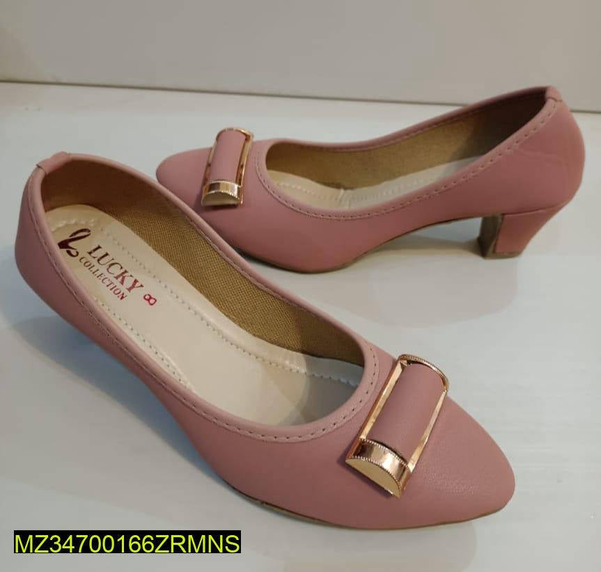 Women's Rexine Heels Kot Shoes